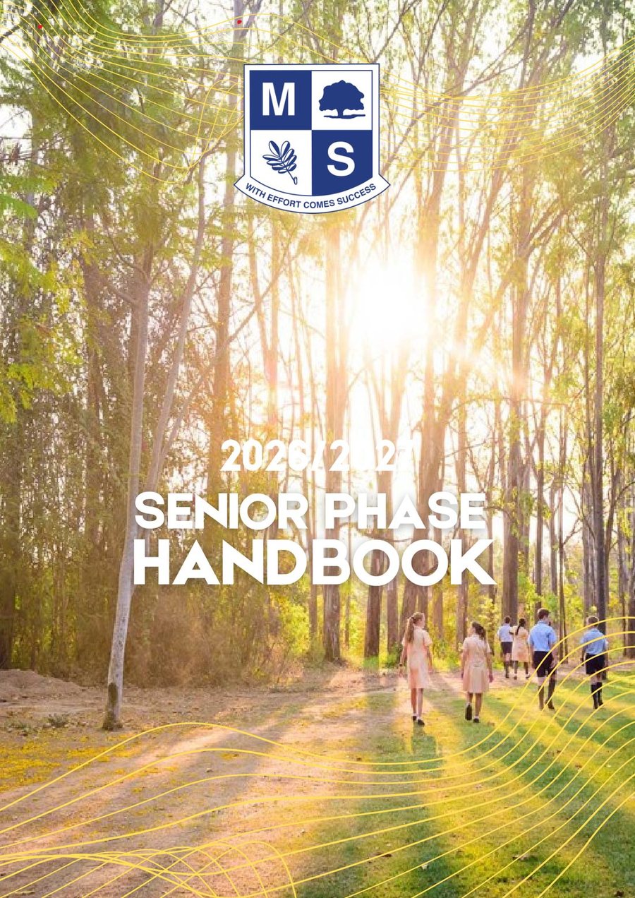Senior Phase Handbook 2026/2027 cover